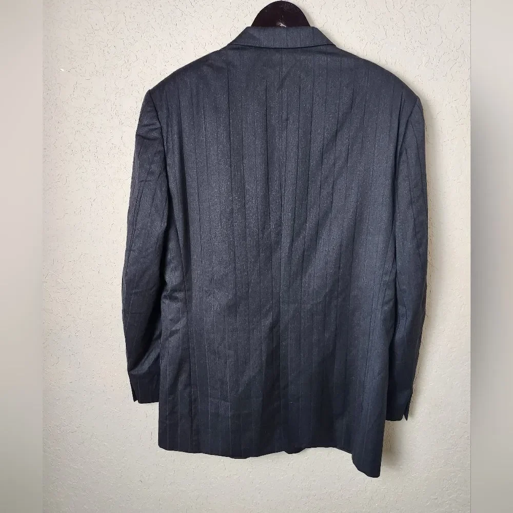 Sergio Valentino Collection Oreste Boggio Casero Wool Blazer Charcoal Mens